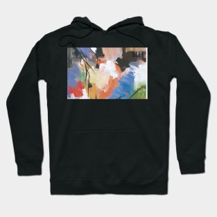 Blue 1, abstract expressionism Hoodie